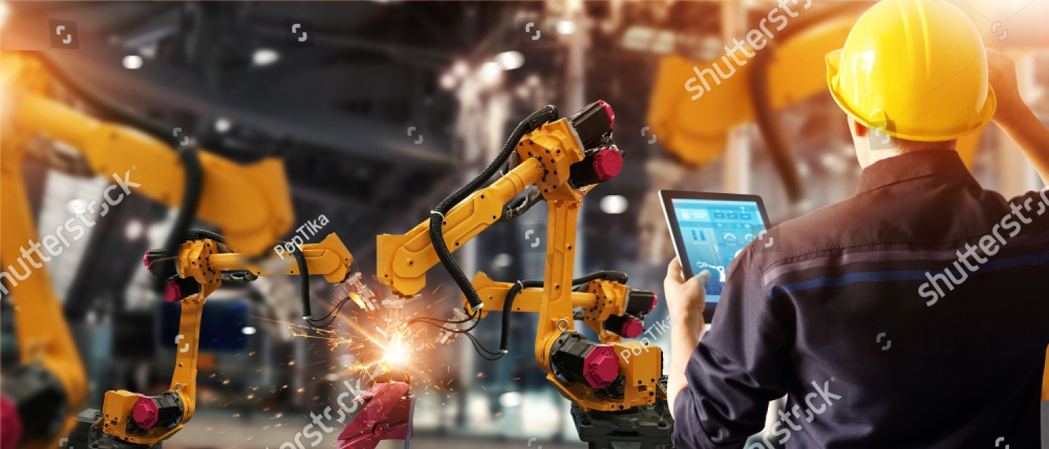 stock-photo-engineer-check-and-control-welding-robotics-automatic-arms-machine-in-intelligent-factory-1154438635 Transformers Industrial Controls